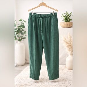 Zara Women’s Deep Green Jogger Trousers/Pants
